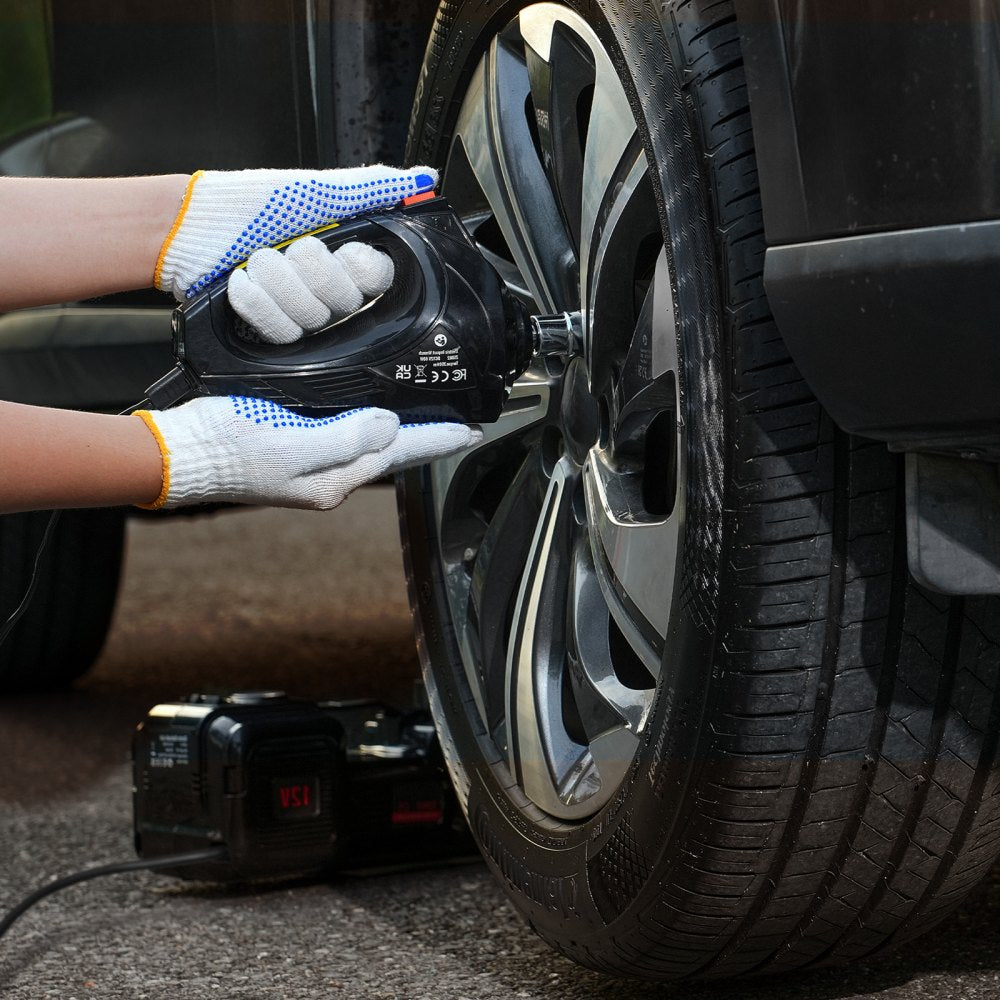 VEVOR Electric Car Jack, 5 Tons /11000 lbs, Electric Scissor Jack with Built-In Inflator, 12V Tire Change Replacement