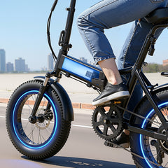 VEVOR Folding Ebike Battery, 48V 10.4Ah Electric Bike Lithium Battery Pack with BMS, 3A Charger, Lock for 1000W E-Bike