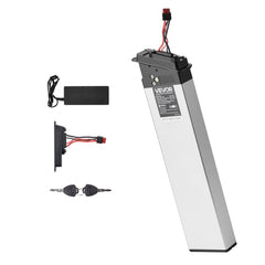VEVOR Folding Ebike Battery, 48V 10.4Ah Electric Bike Lithium Battery Pack with BMS, 3A Charger, Lock for 1000W E-Bike