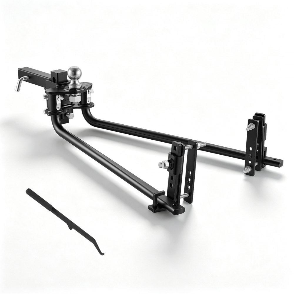 VEVOR Weight Distribution Hitch, 6000 lbs Max. Towing with Sway Control, Weight Distributing Hitches Kit for Trailers &