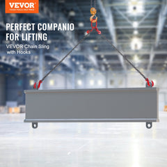 VEVOR Chain Sling, 5/16 inch x 6 ft Lifting Chains with Hooks, G80 Engine Chain Hoist Lifts, 6600 lbs/3 Ton Lifting