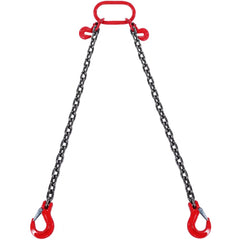 VEVOR Chain Sling, 5/16 inch x 6 ft Lifting Chains with Hooks, G80 Engine Chain Hoist Lifts, 6600 lbs/3 Ton Lifting