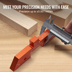 VEVOR Router Table Adjustment Bars, 14-piece Set, Durable Aluminum Construction Blocks for Measuring Depths, Heights