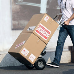 VEVOR Aluminum Hand Truck, 2 in 1, 800 lbs Load Capacity, Heavy Duty Industrial Convertible Folding Hand Truck and