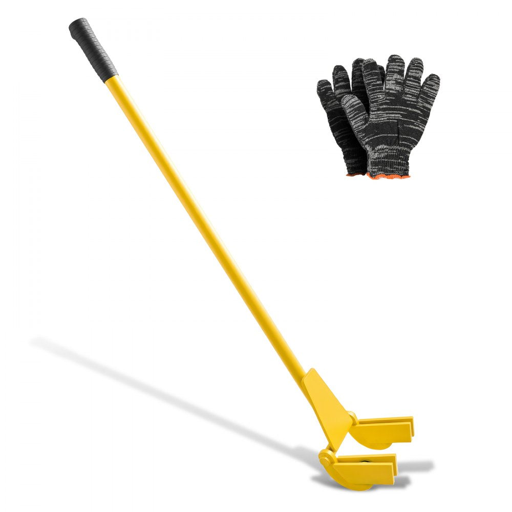 VEVOR Pallet Buster Tool, 41 Inch Carbon Steel Handle Wrecking Pry Bar, 2000 lbs Weight Capacity, Heavy Duty Deck Board
