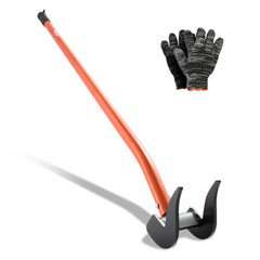VEVOR Pallet Buster Tool, 50 Inch Carbon Steel Handle Wrecking Pry Bar, 2000 lbs Weight Capacity, Heavy Duty Deck Board