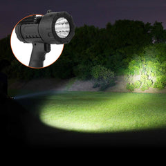 VEVOR Rechargeable Spotlight Flashlight, 200,000 Lumens, IP67 Waterproof Handheld LED Spot Light, Super Bright Portable