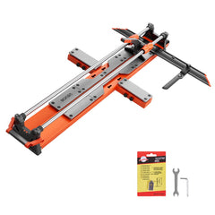 VEVOR 47.2-Inch Manual Tile Cutter, Upgraded Sliding Head Cutting Tool with Spring-Loaded Base, Angle Fence, Tungsten