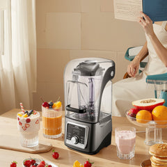 VEVOR Blender for Smoothies, 135 oz 1400W, Professional Blender with Powerful Motor, Multi-Functional Food Processing