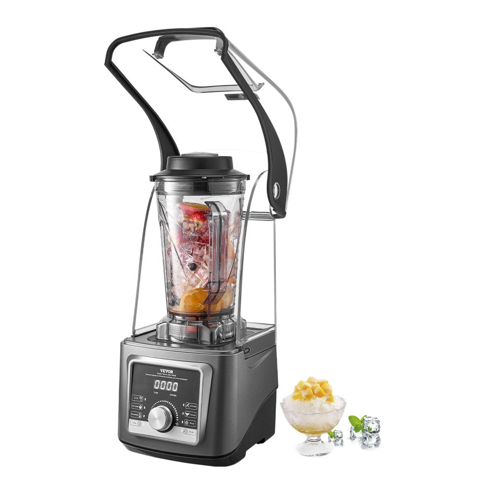 VEVOR Blender for Smoothies, 135 oz 1400W, Professional Blender with Powerful Motor, Multi-Functional Food Processing