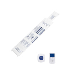VEVOR Early Alert Bed Alarm System, Wireless Bed Sensor Pad with Call Button & Pager, Pre-Alert Safety Bed Alarms and