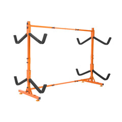VEVOR Freestanding Kayak Storage Rack, Kayak Stand for 4 Kayak Canoe Paddleboard, Heavy-duty Steel Kayak Hanger Holder