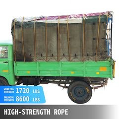 Polyester Rope 9/16" x 200', Load and Pulling Rope, 8600lbs Breaking Strength(Not suitable for rocking climbing