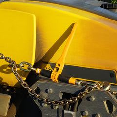 VEVOR Chain and Binder Kit, 3/8"-1/2" Ratchet Load Binders 9200 lbs Working Load Limit, 3/8" x 10' G80 Chains with Grab