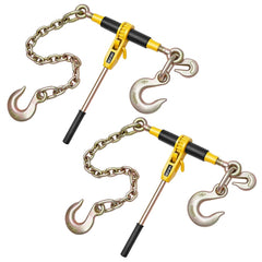 VEVOR Ratchet Chain Binder, 9200 lbs Working Load, Chain Binders Compatible with 3/8 in - 1/2 in Chains, Heavy Duty