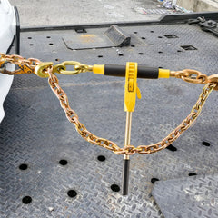 VEVOR Ratchet Chain Binder, 5/16"-3/8" Heavy Duty Load Binders with G80 Chains, 7100 lbs Secure Load Limit