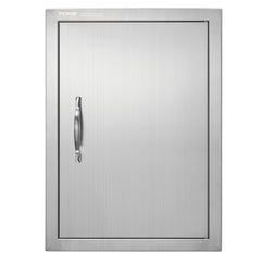 VEVOR BBQ Access Door, 16W x 22H Inch Single Outdoor Kitchen Door, Stainless Steel Flush Mount Door, Wall Vertical Door