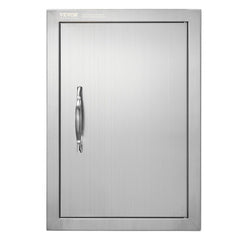 VEVOR BBQ Access Door, 14W x 20H Inch Single Outdoor Kitchen Door, Stainless Steel Flush Mount Door, Wall Vertical Door