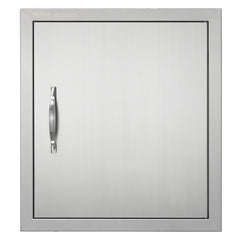 VEVOR BBQ Access Door, 18W x 20H Inch Single Outdoor Kitchen Door, Stainless Steel Flush Mount Door, Wall Vertical Door