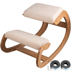 VEVOR Ergonomic Kneeling Chair Heavy Duty Better Posture Kneeling Stool Office Chair Home for Body Shaping Relieveing