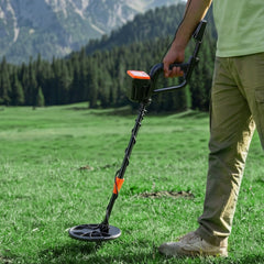 VEVOR Metal Detector for Adults, 8", Professional High Accuracy Gold Detector, IP68 Waterproof Search Coil with