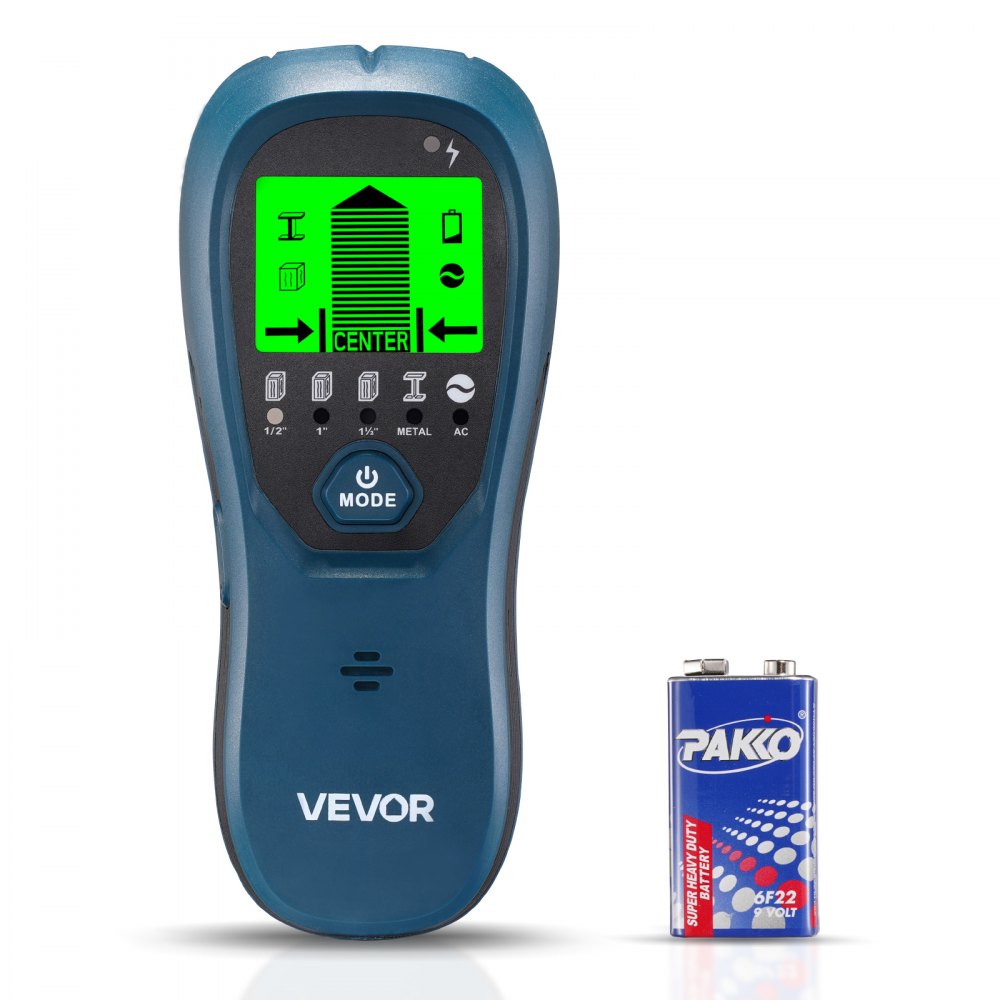 VEVOR Stud Finder Wall Scanner, 5 in 1, Electronic Wall Stud Detector with Smart Sensor, High-Definition LCD Display