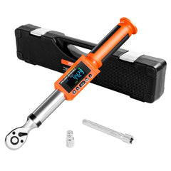 VEVOR Digital Torque Wrench, 3/8 Inch Drive, 0-99.57 lbf-ft / 0-135 N.m, 72-Tooth, ±2% High Accuracy Electronic Torque