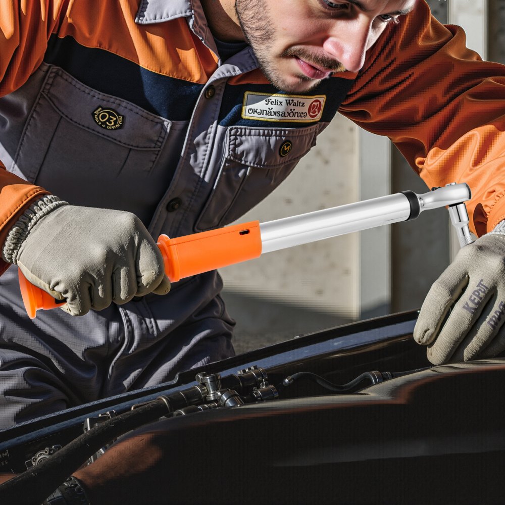 VEVOR Digital Torque Wrench Set, 2 Pieces, 1/2, 3/8 Inch Drive, 72-Tooth, ±2% High Accuracy Electronic Torque Wrench