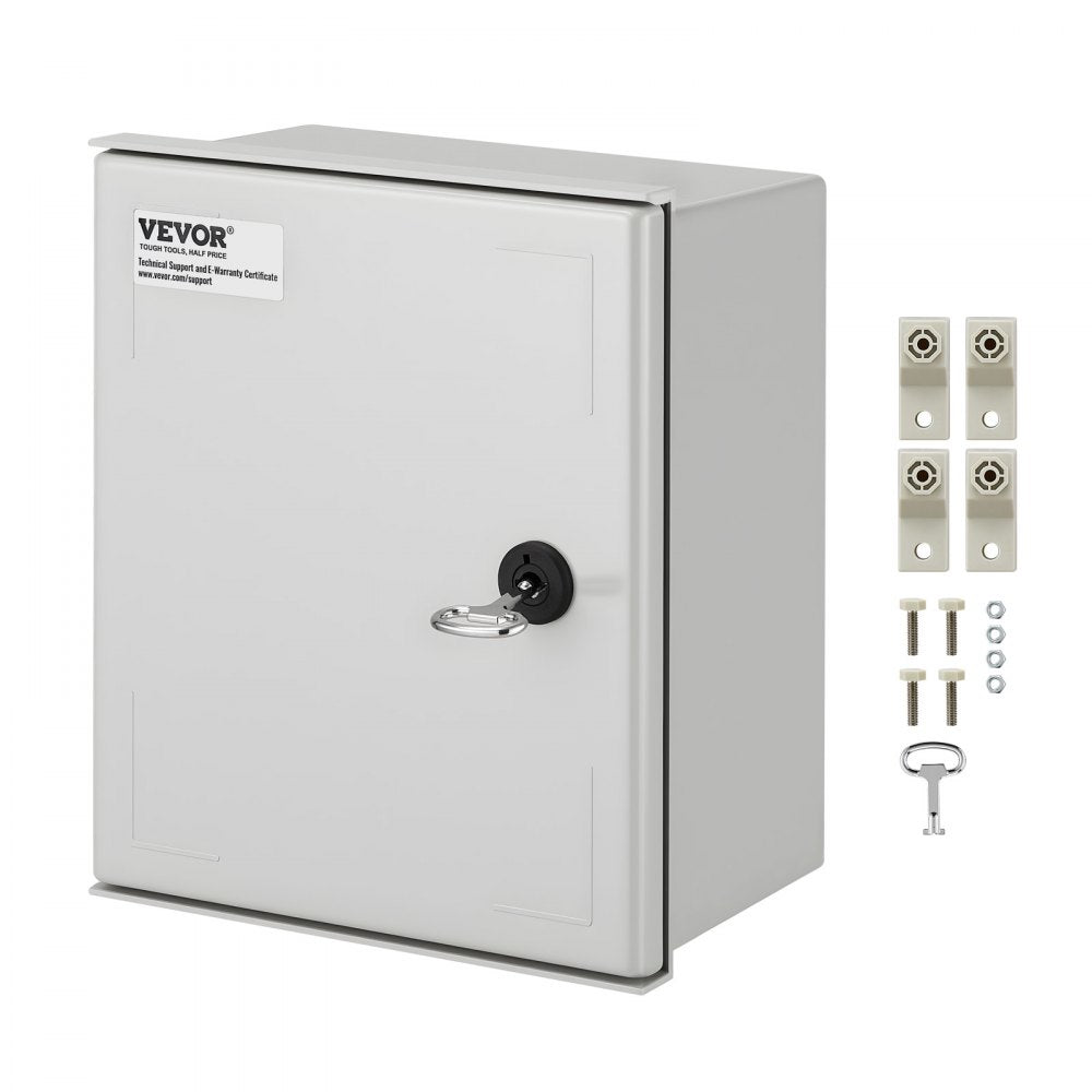 VEVOR NEMA Electric Box, 12x10x6'' NEMA 4X Fiberglass Electric Enclosure, IP66 Water & Dust Resistant, Suitable for