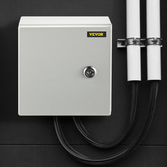 VEVOR NEMA Metal Case, 8x8x6'' NEMA 4X Metal Electric Enclosure, IP66 Water & Dust Resistant, Suitable for Both Outdoor