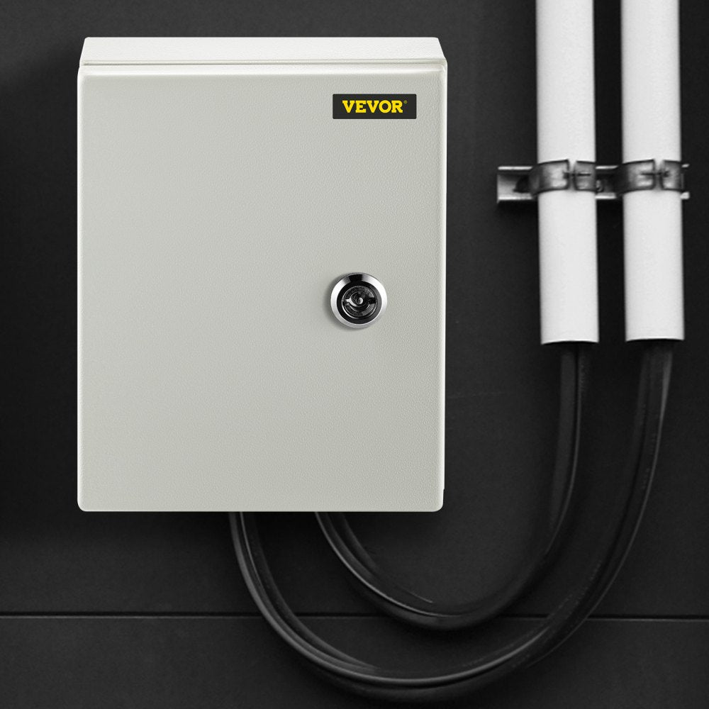 VEVOR NEMA Metal Case, 10 x 8 x 6'' NEMA 4X Metal Electric Enclosure, IP66 Water & Dust Resistant, Suitable for Both