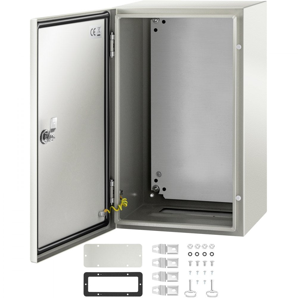 VEVOR NEMA Steel Enclosure, 20 x 12 x 10'' NEMA 4X Steel Electrical Box, IP66 Waterproof & Dustproof, Outdoor/Indoor