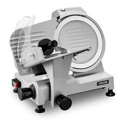 VEVOR Commercial Meat Slicer 300W Electric Cutter 8.7" Carbon Steel Blade, Food Slicer Machine with Removable Blade and