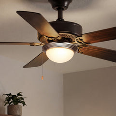 VEVOR Ceiling Fan Light Kit, 750lm 3000K Fan Light Kit with Pull Chain, 2 LED Bulbs, Modern Replacement Fixture for