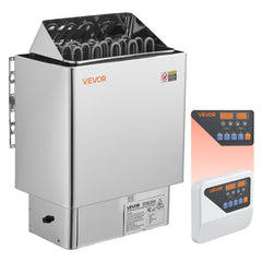 VEVOR Sauna Heater, 9KW 240V Electric Sauna Stove, Dry Steam Bath Saunas Stove with Pre-Drilled Bracket, Fit 317.8 to