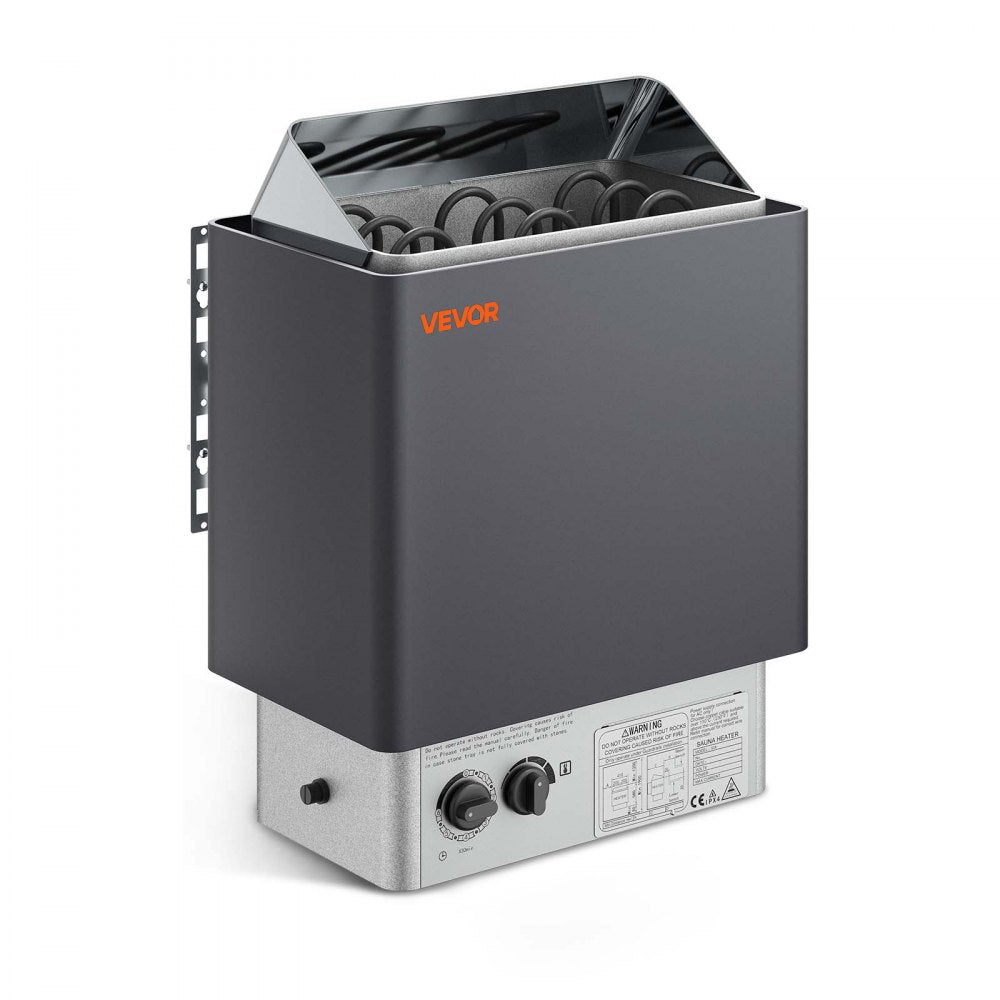 VEVOR Sauna Heater, 4.5KW 220V Electric Sauna Stove, Steam Bath Sauna Heater with Built-In Controls, 3h Timer and