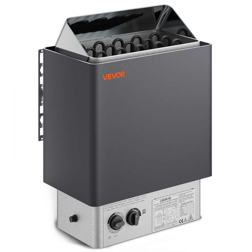 VEVOR 9KW Sauna Heater, Steam Bath Sauna Heater with Built-In Controls, Electric Sauna Stove, 3h Timer and Adjustable