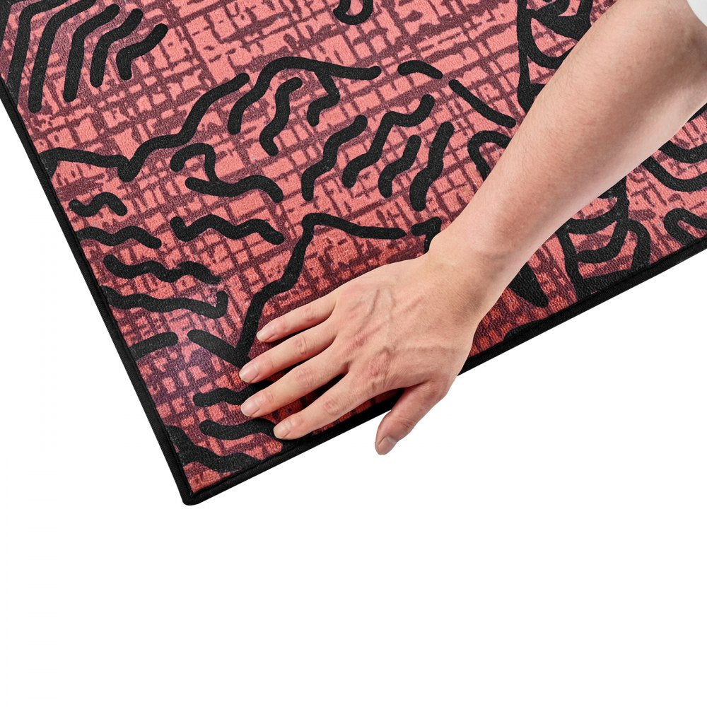 VEVOR Rug Gripper, 12 PCS, Strong Adhesive and Residue-Free, Double Sided Non-Slip Carpet Stickers for Area Rugs, Keep