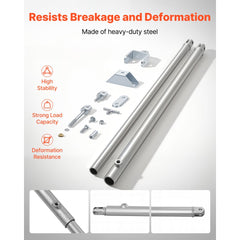 VEVOR JT's Strong Arm Jack Stabilizer Kit 191023, Fits for 5th Wheel RV and Travel Trailer Kit, Fifth-Wheel Jack