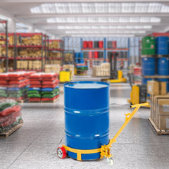 VEVOR 55 Gallon Drum Dolly, 1200 lbs Load Capacity, Barrel Dolly Cart Drum Caddy Round Dolly Steel Low Profile, Heavy