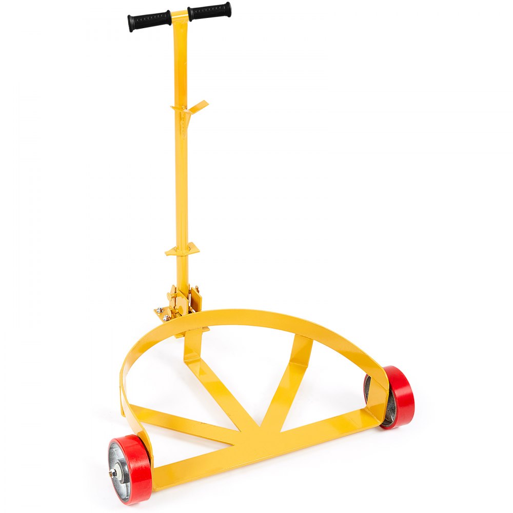 VEVOR 55 Gallon Drum Dolly, 1200 lbs Load Capacity, Barrel Dolly Cart Drum Caddy Round Dolly Steel Low Profile, Heavy