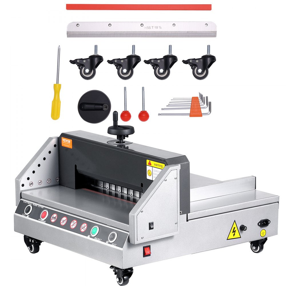 VEVOR Electric Paper Cutter, 13" /330.2mm Cutting Width, 1.57"/40mm Cutting Thickness, Desktop Paper Cutting Machine