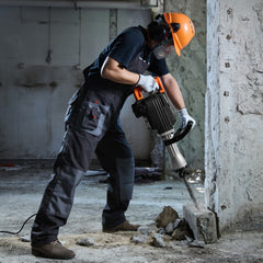 VEVOR Demolition Jack Hammer, 1350 BPM Concrete Breaker 6pcs Chisels Bit Chipping with Case, 2200W Electric Jackhammer