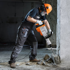 VEVOR Demolition Jack Hammer, 3500W Jack Hammer Concrete Breaker, 1900 BPM Heavy Duty Electric Jack Hammer, 2pcs Chisel