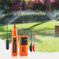 VEVOR Underground Cable Locator, 3 FT Max. Detection Depth, Wire Tracer Break Detector Finder with Earphone, 1000 FT