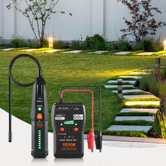 VEVOR Subterranean Wire Locator, Up to 6.5 FT Detection Depth, Earphone-Included Cable Tracer and Break Detector, 3280