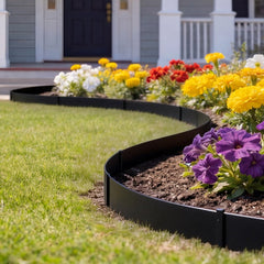 VEVOR Galvanized Steel Landscape Edging, 6-Pack 40 x 8 Inch Metal Edging for Landscaping with 6 Mounting Clips