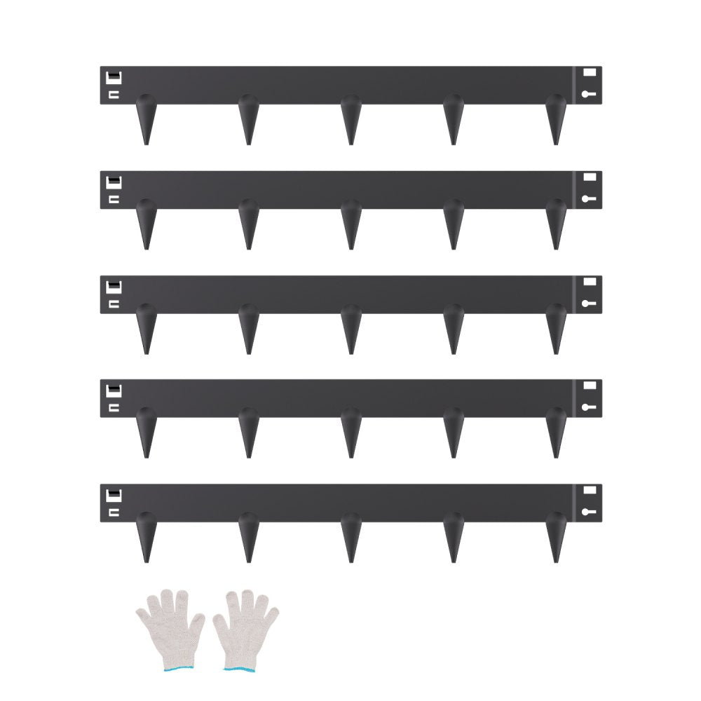VEVOR Steel Landscape Edging, 5 Packs 39 x 3 in Rust-Resistant Metal Landscape Edging, Bendable Garden Edging Border