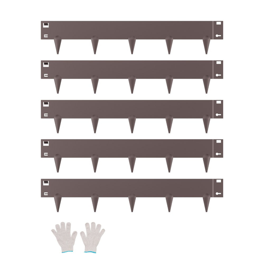 VEVOR Steel Landscape Edging, 5 Packs 39 x 4 in Rust-Resistant Metal Landscape Edging, Bendable Garden Edging Border