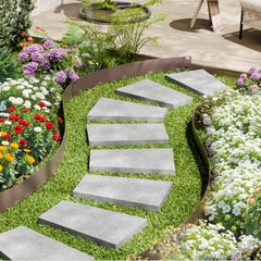VEVOR Steel Landscape Edging, 5 Packs 39 x 5 in Rust-Resistant Metal Landscape Edging, Bendable Garden Edging Border